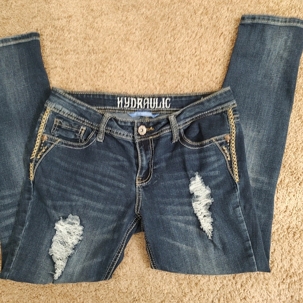 Hydraulic crop Skinny 9/10 Jeans
